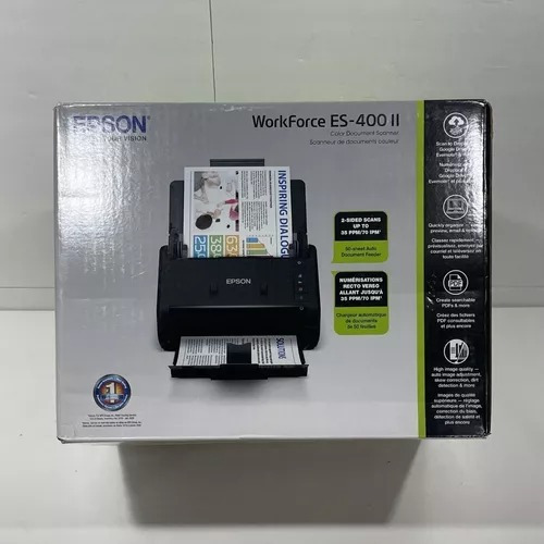 Epson Workforce Es-400 Ii Color Duplex Desktop Document Scan