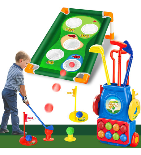 Toy Life Clubes De Golf Para Ninos De 3 A 5 Anos, Juego De G