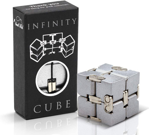Infinity Cube Fidget Toy En Metal Aluminio Niños Adolescente