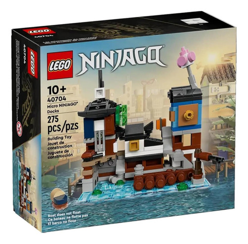 Juego De Construcción Lego Ninjago Micro Docks: Versión En M