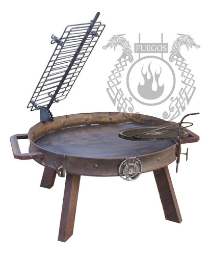 Fuegosjl Asador De Pie Athelstan 1.2 Mt De Diámetro