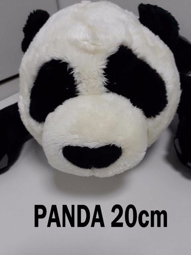 Urso Nici Alemão Panda Xonado Bicho Pelúcia 20 Cm Lavável