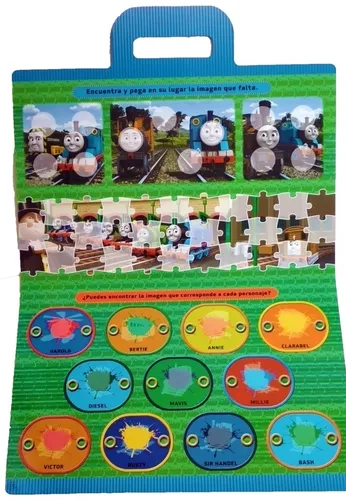 Thomas Y Sus Amigos Mi Primer Maletín De Cuentos Calcomanías