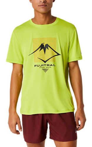 Playera Trail Asics Fujitrail Amarillo Hombre 2011c381.301