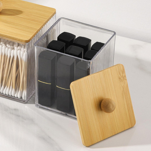 Soporte Para Hisopos De Algodón Para Maquillaje, Estilo A