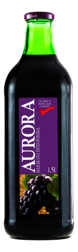 Suco de uva tinto  Aurora sem glúten 1.5 L 