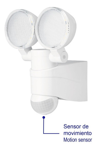 Arbotante Blanco Con Sensor De Movimiento, Led, 12 W 47220