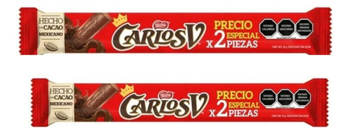 Chocolate Con Leche Carlos V 34 G