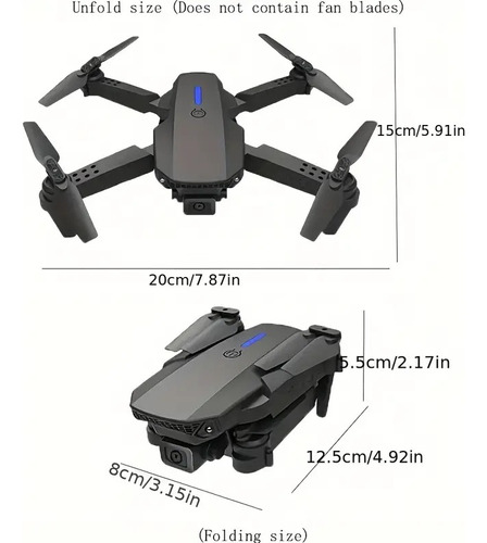 Drone E88 Pro Cámara Hd Juguete Principiante