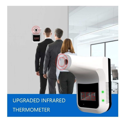 Imagem 7 de 8 de Termometro Automatico Parede Infravermelho Sem Contato K-3