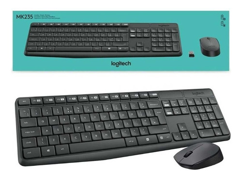 Outlet Teclado Y Mouse Logitech Mk235 Inalambrico