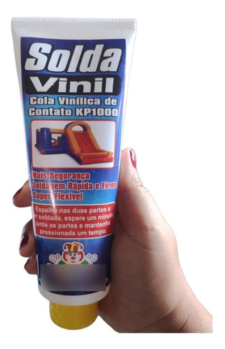 Cola 300ml P/brinquedos Inflavéis Tobogã Kit C/01+brinde