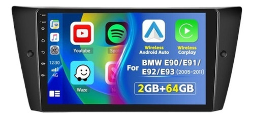 Newn Estéreo Para Coche Android 05-11 Bmw Serie 3 328i 335i