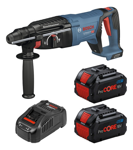 Martelete Gbh 18v 26d C/ 2 8ah Procore E Carr. 127v Bosch