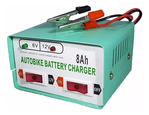 Cargador De Bateria Para Autos Y Motos 12v Y 6v
