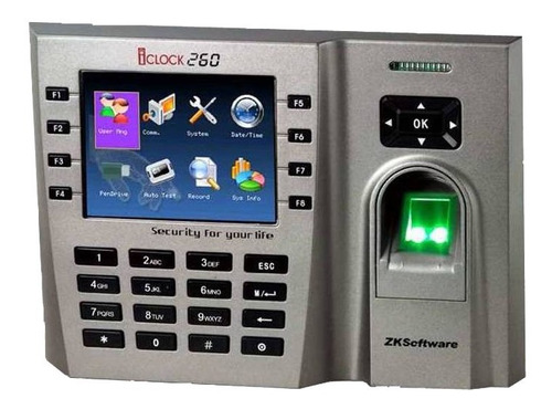 Control De Asistencia Por Huella Y Tarjeta Iclock260 Zkteco