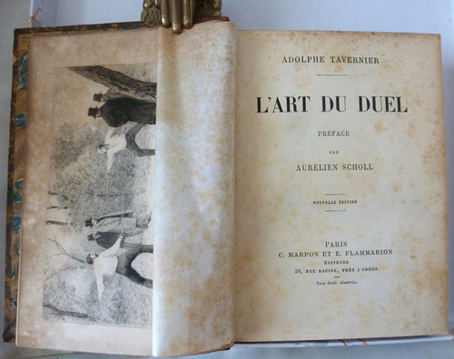 L'art Du Duel A. Tavernier París Duelos 1884 Esgrima (19) 