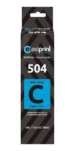 Tinta De Recarga Compatible Epson 504 