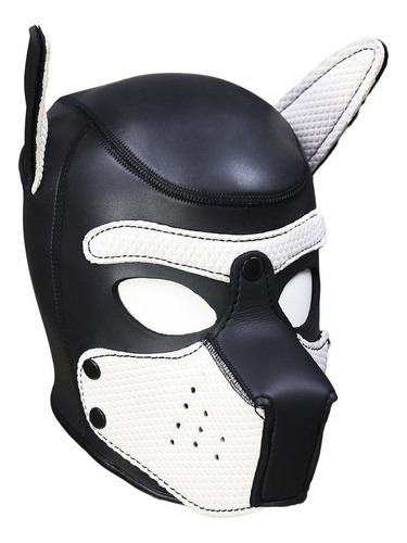 Máscara Perro Cosplay Halloween Diadema Completa Extraíble
