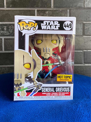 Funko Pop! General Grievous Hot Topic 449 Exclusivo 4 Swords