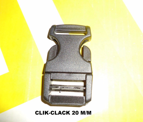 Hebilla Plastica Click-clack 20mm