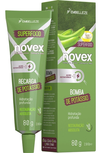 Máscara De Hidratação Novex Recarga Biomassa De Banana 80g