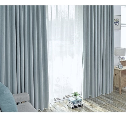 Cortina Multifuncional Lujo Discreto Chenill Blackout140x230