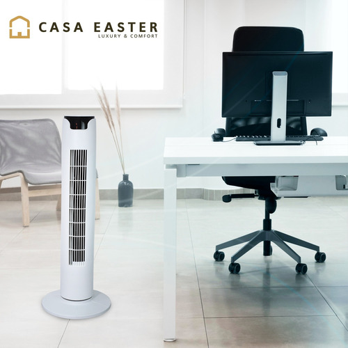 Ventilador De Torre 3 Niveles De Ventilación Y Rotación 180°