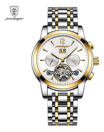 Reloj Mecánico Luminoso Automático Poedagar Para Hombre