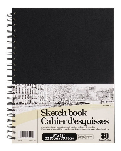 Bitácora Cuaderno Bloc De Dibujo Pasta Dura