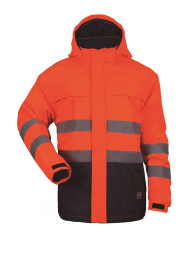 Campera Impermeable Neg/nara,100%polie,t:xl Hardwork Siberia