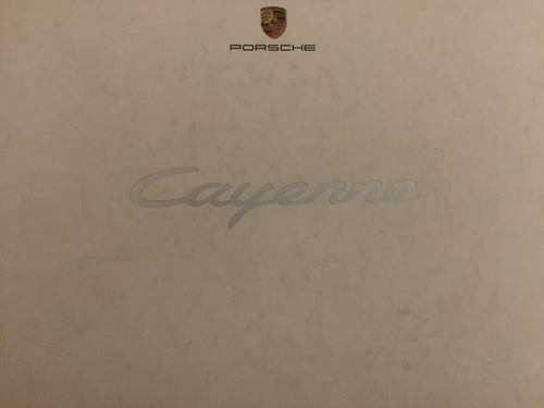 Manual Automovil Porsche - Cayenne