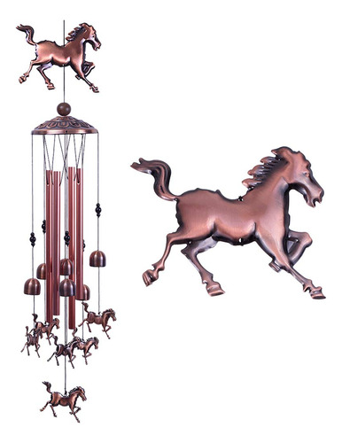 Campanas De Viento De Caballo, 37 Pulgadas, Hechas A Mano, I