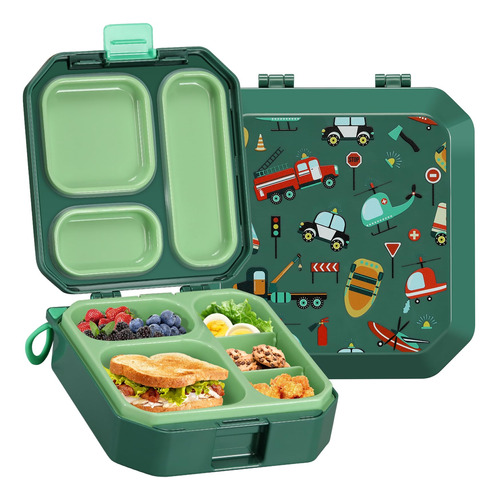 Itslife Lonchera Bento Para Ninos, De 3 A 5 Compartimentos A