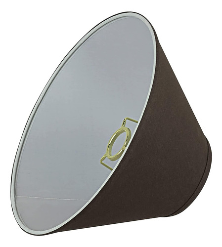 Pantalla Para Lámpara Marrón Oscuro 4x11x7 Pulgadas