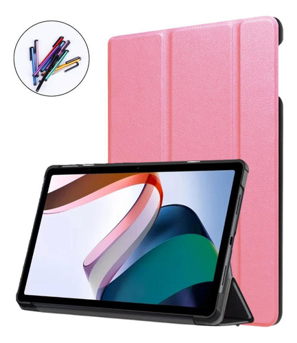 Case Couro Sintético Para Tablet Xiaomi Redmi Pad + Caneta