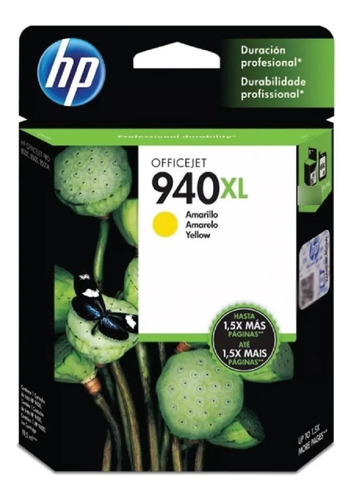 Cartucho Hp 940xl High Yield Amarillo C4909al Outlet