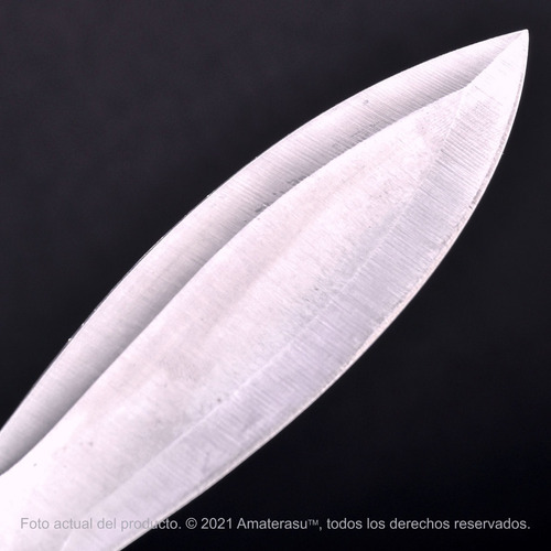 Imagen 5 de 6 de Kunai Cuchillo De Lanzar X 2 Kensei Profesional Grandes