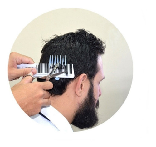 Pente Corrido-pente Para Pente De Máquina- Pente Barbearia 3