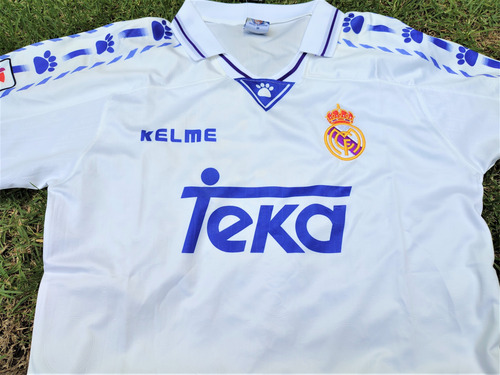 Jersey Real Madrid Retro 96 Local Blanca Merengues