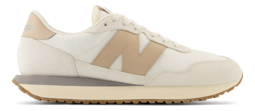 Tenis New Balance Hombre 237 Beige - Blanco