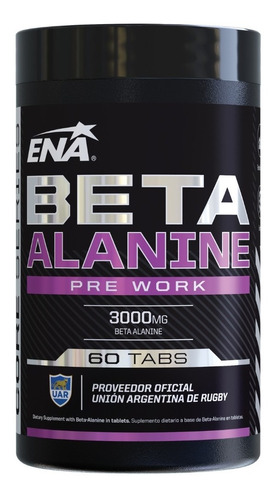 Beta Alanine Ena X60 Tabs Mayor Fuerza Y Resistencia