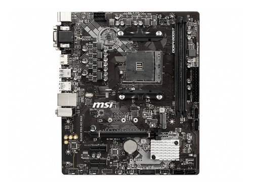 Imagen 4 de 5 de Tarjeta Madre Msi B450 Pro-m2 Max Am4 Micro Atx Dvi-d/hdmi
