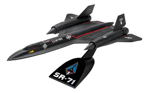 Lockheed Sr-71 Blackbird con un clic fácil, 1/110, Revell 03652