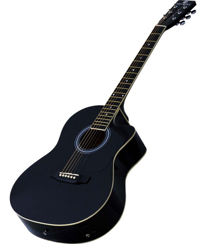 Imagem 4 de 6 de Violão Eletroacústico Aço Ge-21 Preto Harmonics