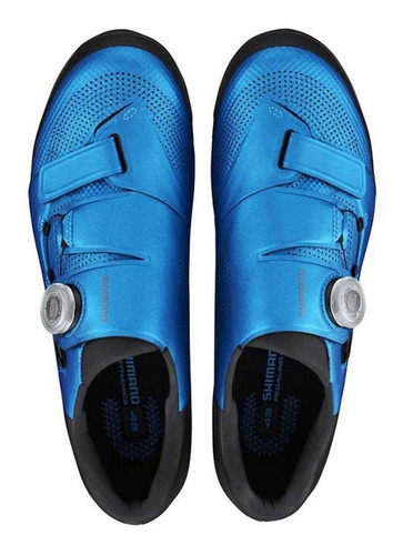 Imagem 4 de 4 de Sapatilha Shimano Mtb Xc5 Xc502 Azul C/ Sistema Boa