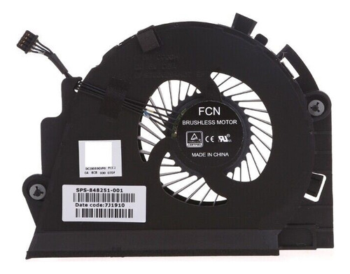 Ventilador Hp Zbook 15 G3 848251-001 Dc28000gvf0 Cpu