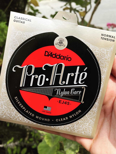 Cuerdas De Guitarra Clásica De Nylon Daddario Pro Arte Ej45