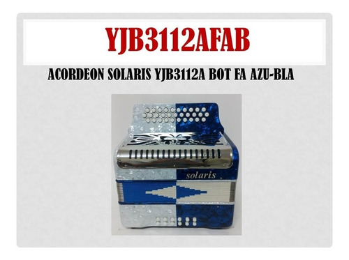 Acordeon De Botones Marca Solaris