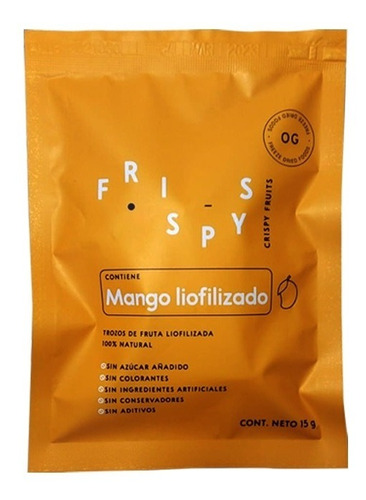 Mango Liofilizado (10 Pack) - Snack Saludable  Frispys
